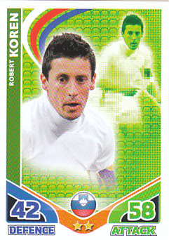 Robert Koren Slovenia 2010 World Cup Match Attax #209